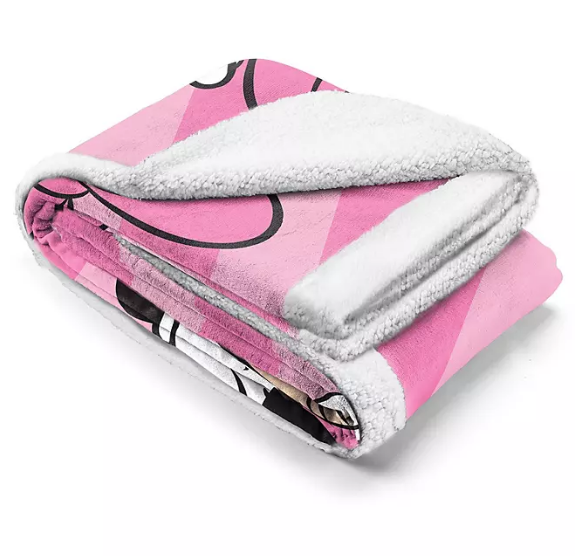 Disney's Minnie Mouse So Pretty 70" x 90" Sherpa Back Blanket