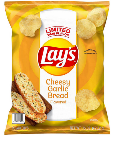 Lay's Cheesy Garlic Bread Potato Chips (15 oz.)(2 PK)