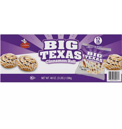 Big Texas Cinnamon Roll (4 oz., 12 pk.)