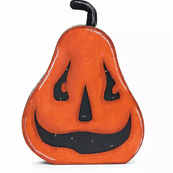 burton + BURTON Set of 3 Pre-Lit Jack-O-Lanterns