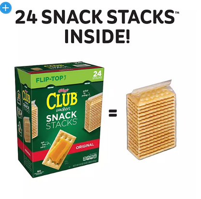 Kellogg's Club Crackers Snack Stacks (2.08 oz., 24 pk.)