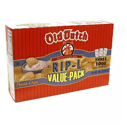 Old Dutch Rip-L Potato Chips (10 oz. ea., 3 pk.)