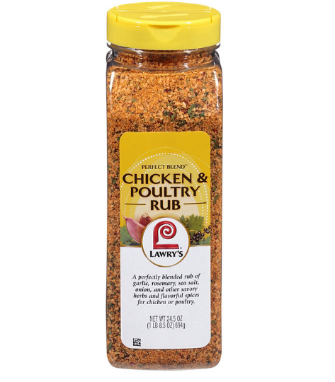 Lawry's Chicken & Poultry Rub (24.5 oz.)(2 pk)