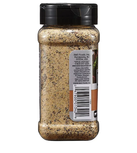 Weber Steak 'n Chop Seasoning (8.5 oz.)(2 PK)