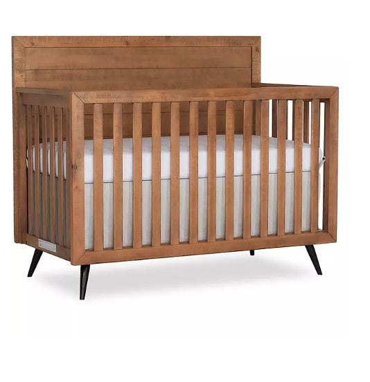 Evolur Stilnovo Mid-Century 4-in-1 Convertible Crib (Choose Your Color)