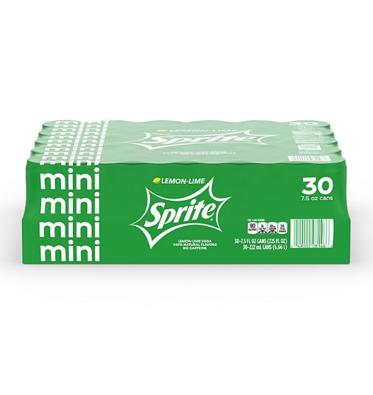 Sprite Mini Cans (7.5 fl. oz., 30 pk.)