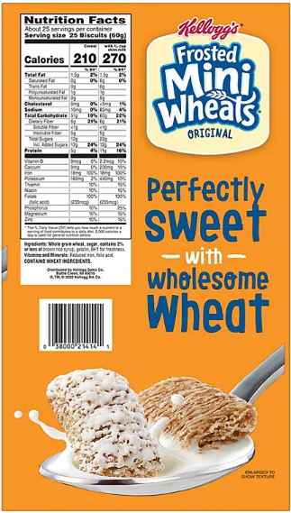 Kellogg's Frosted Mini Wheats (55 oz.)