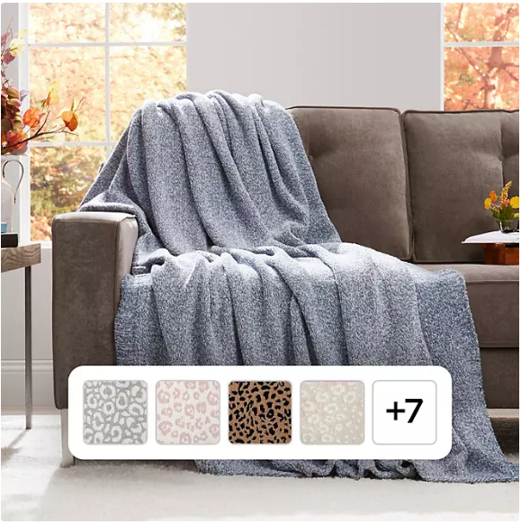 Members Mark Luxury Cozy Knit Throw Collection, 60"x70" (Assorted Colors)