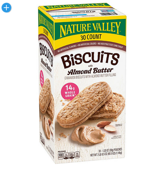 Nature Valley Biscuit Sandwich with Almond Butter (30 ct.)