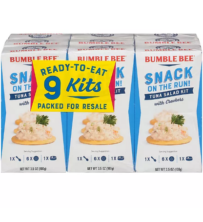 Bumble Bee Tuna Salad Snack On The Run Kit (3.5 oz., 9 pk.)