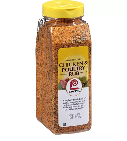 Lawry's Chicken & Poultry Rub (24.5 oz.)(2 pk)