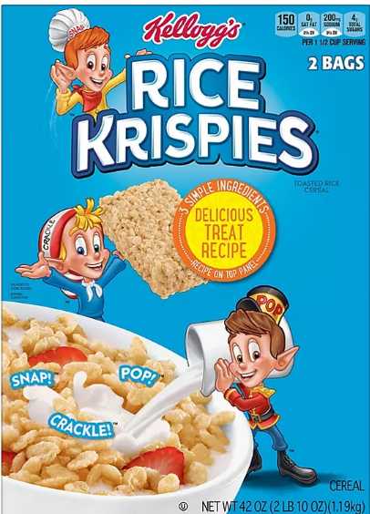 Kellogg's Rice Krispies Breakfast Cereal (42 oz., 2 pk.)