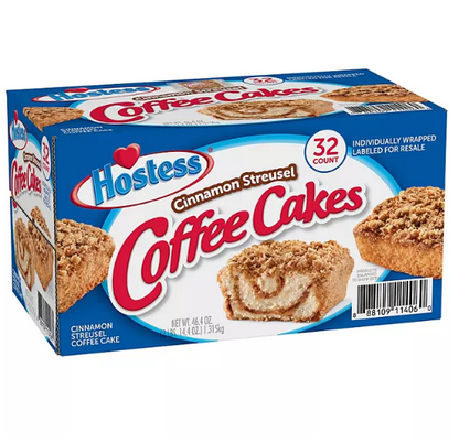 Hostess Cinnamon Streusel Coffee Cake (1.44 oz, 32 pk.)