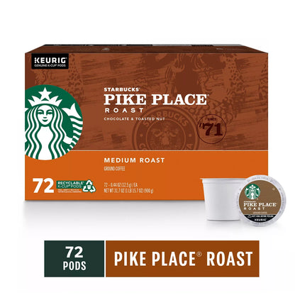 Starbucks Pike Place K-Cups (72 ct.)