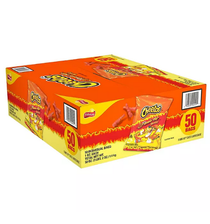 Cheetos Flamin' Hot Crunchy (1 oz., 50 pk.)