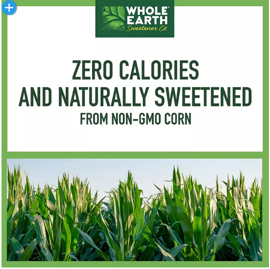 WHOLE EARTH 100% Erythritol Zero Calorie Sweetener (4 lbs.)