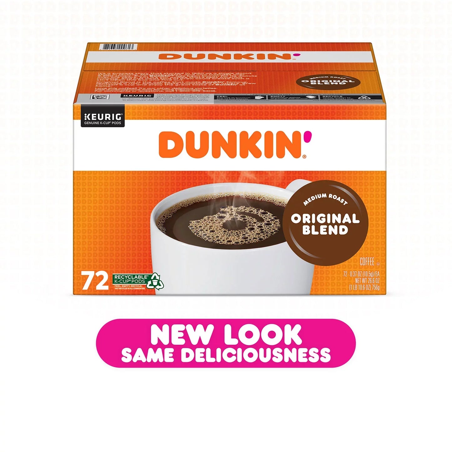 Dunkin' Donuts Original Blend K-Cups (72 ct.)