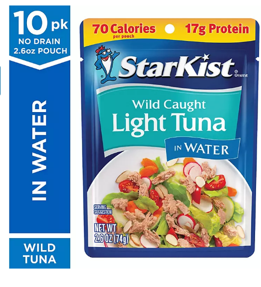 StarKist Chunk Light Tuna in Water (2.6 oz., 10 pk.)