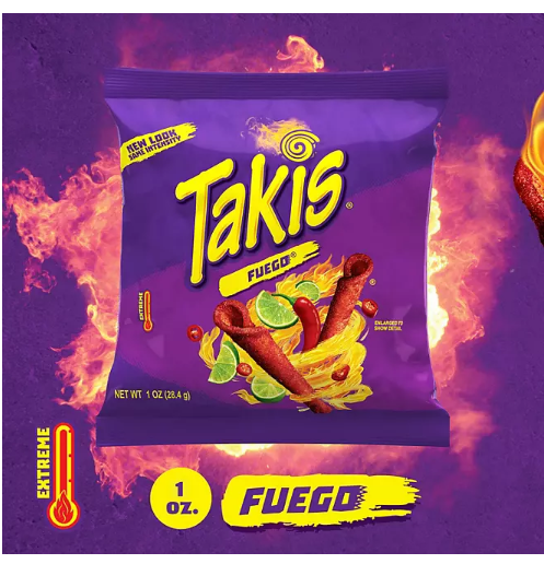 Takis Fuego Rolled Tortilla Chips (1 oz., 46 pk.)