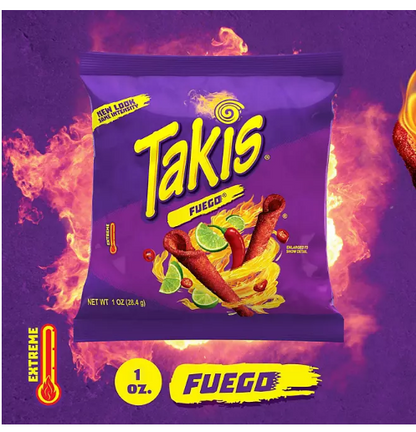 Takis Fuego Rolled Tortilla Chips (1 oz., 46 pk.)