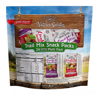 Nature's Garden Trail Mix Snack Packs (1.2oz., 24pk)