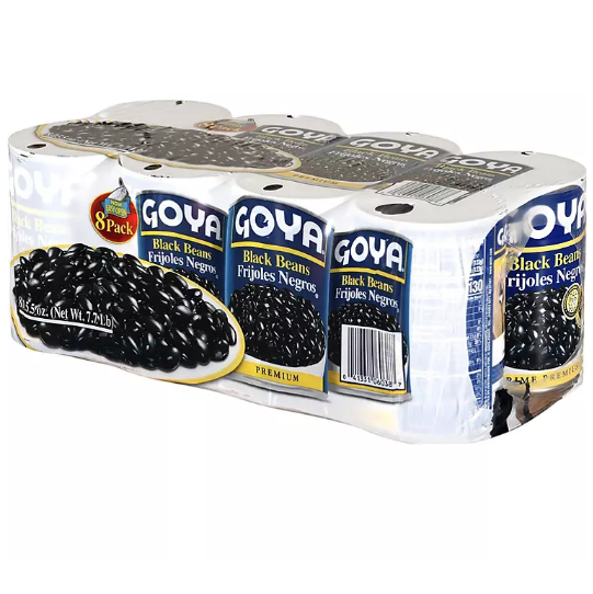 Goya Black Beans (15.5 oz., 8 ct.)