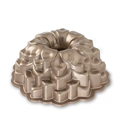 Nordic Ware Toffee Blossom Bundt Pan with Bundt Keeper