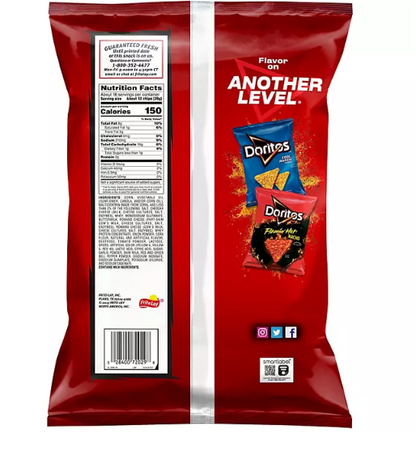 Doritos Tortilla Chips, Nacho Cheese Flavored (18.38 oz.)