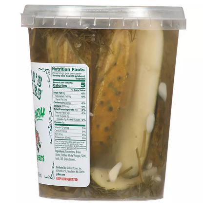 Grillo's Fresh Dill Pickle Spears (32 oz.)