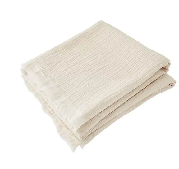 Member's Mark Two Tone Gauze Throw, 60" x 70" (Assorted Colors)