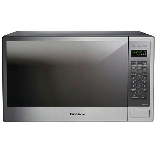 Panasonic Silver Countertop Microwave Oven, 1.3 cu. ft with Genius Sensor, 1100 Watts, NN-SU676S