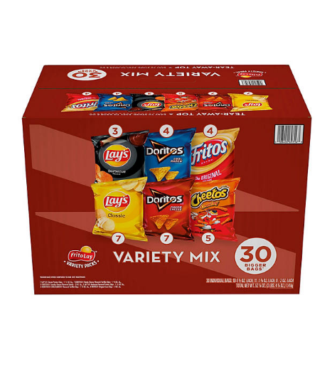 Frito-Lay Big Grab Variety Mix (30 pk.)