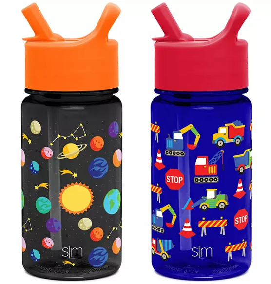 Simple Modern Kids 16-oz. Tritan Summit with Straw Lid, 2 Pack (Assorted Colors)