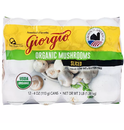 Giorgio Organic Mushrooms (4 oz., 12 pk.)