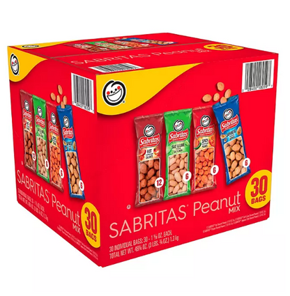 Sabritas Peanuts Variety Pack (30 pk.)