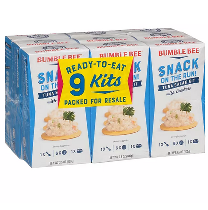 Bumble Bee Tuna Salad Snack On The Run Kit (3.5 oz., 9 pk.)