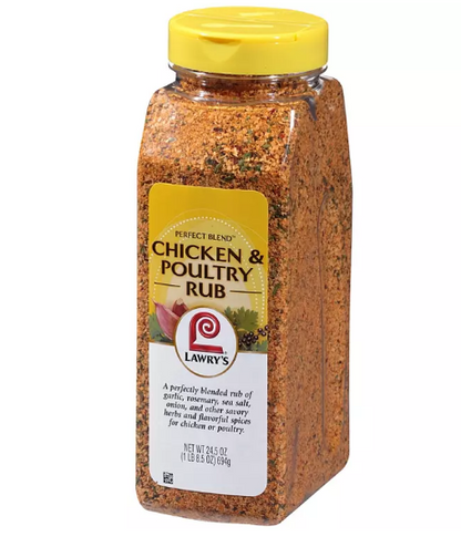 Lawry's Chicken & Poultry Rub (24.5 oz.)(2 pk)