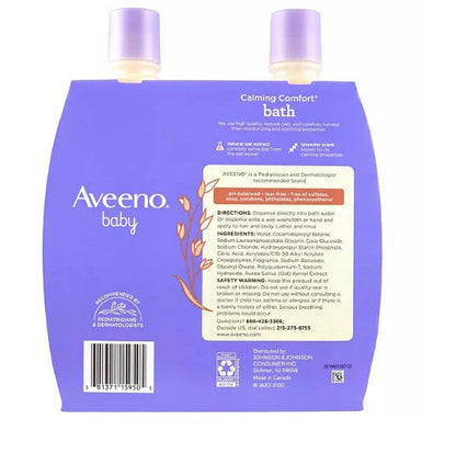 Aveeno Baby Calming Comfort Bath Wash (18 fl. oz., 2 pk.)