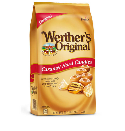 Werther's Original Individually Wrapped Hard Caramel Candy (39.75 oz.)