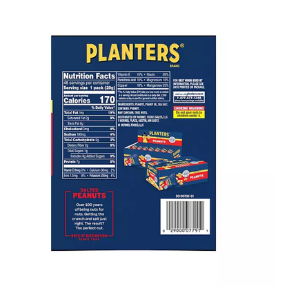 Planters Salted Peanuts, Single-Serve Packs (1 oz., 48 pk.)