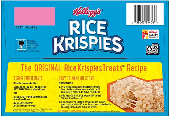 Kellogg's Rice Krispies Breakfast Cereal (42 oz., 2 pk.)