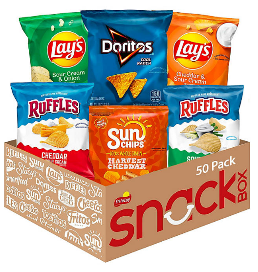 Frito-Lay Cool and Tangy Mix Variety Pack (50 ct.)