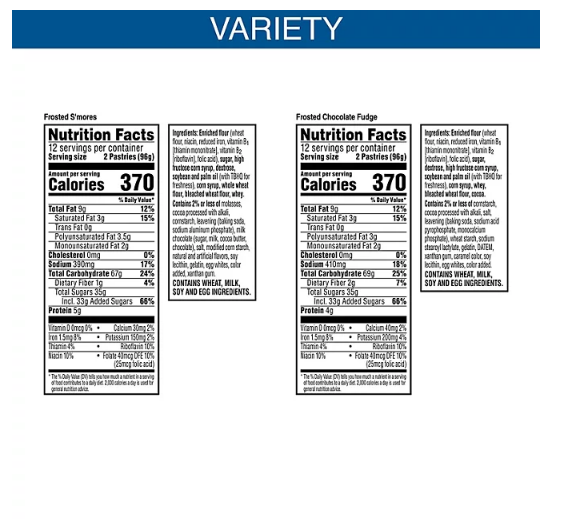 Pop-Tarts Chocolate Variety Pack (48 ct.)