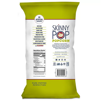 SkinnyPop Original Popcorn Value Size Bag (14 oz.)