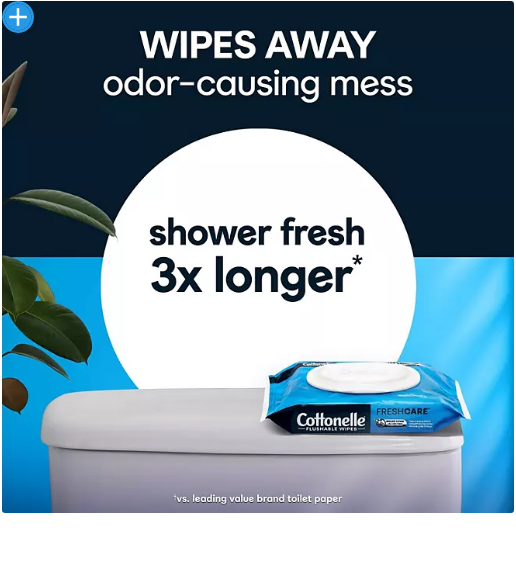 Cottonelle Flushable Wet Wipes, 12 Flip-Top Packs (42 wipes/pk., 12 pk.)