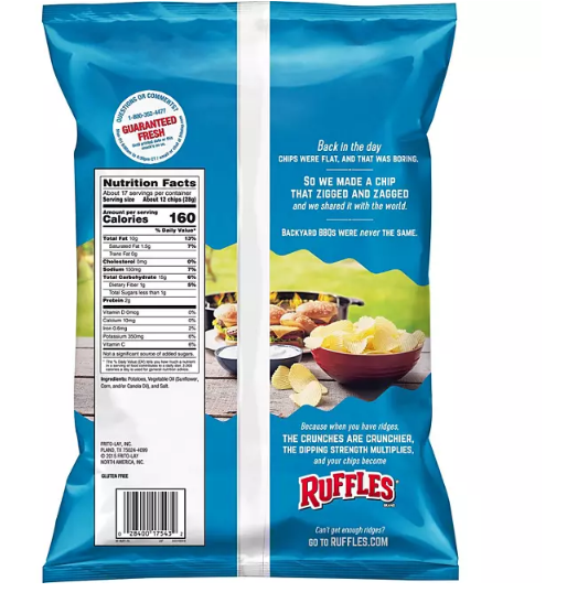 Ruffles Original Potato Chips (16.625 oz.)