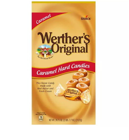 Werther's Original Individually Wrapped Hard Caramel Candy (39.75 oz.)