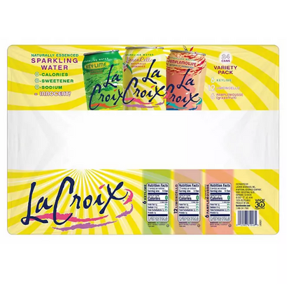 La Croix LKG Sparkling Water Variety Pack (12 fl. oz., 24 pk.)