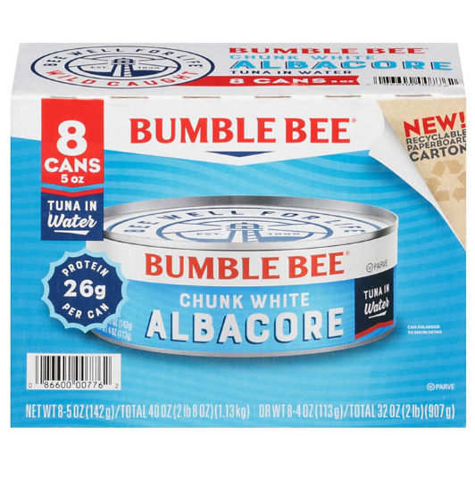 Bumble Bee Chunk White Albacore (5 oz., 8 pk.)