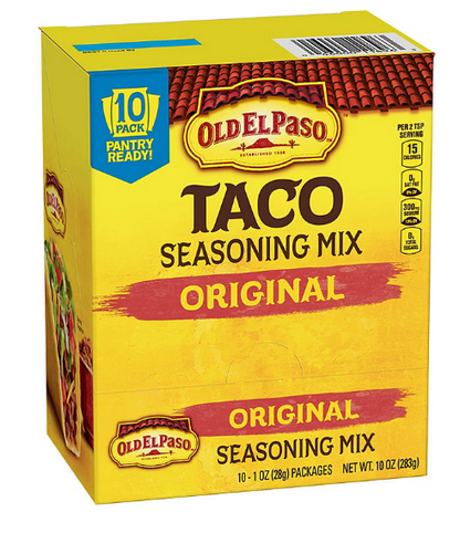 Old El Paso Original Taco Seasoning (1 oz., 10 pk.)(2 PK)